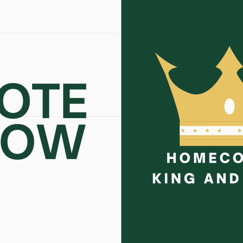 Homecoming King & Queen Vote Now