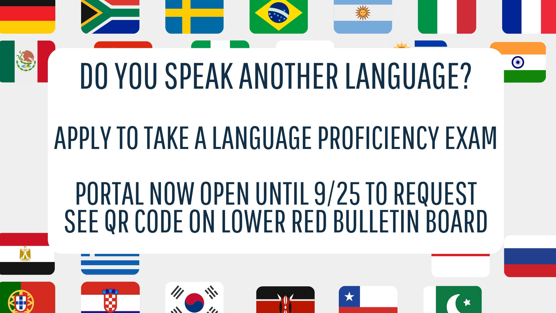 Language Proficiency Exam